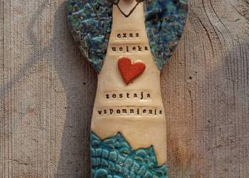 ANIOŁ CERAMICZNY DO POWIESZENIA