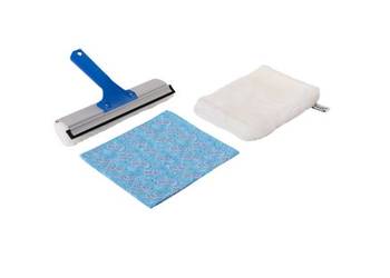 Nowy zestaw do czyszczenia okien, kabin prysznicowych, kominka i luster!