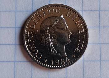 10 RAPPÓW ( 10 CENTYMÓW ) 1984 ROK - SZWAJCARIA