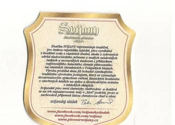 Svijany  - podstawka do piwa. Nr. 4.