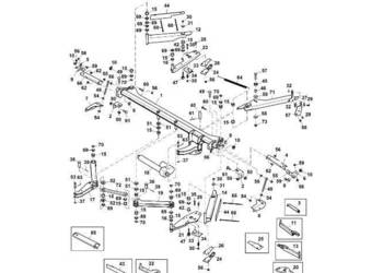 John Deere 960 - Uchwyt CC132238 (System owijania)