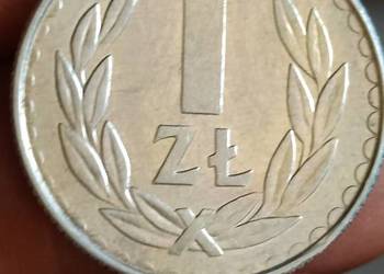 Sprzedam monete 1 zloty 1988 r odkroj blachy zzz
