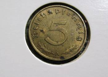 Niemcy 5 Pfennig 1939r - A