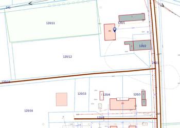 Dom w zabudowie bliżniaczej z zabudową gospodarczą i ziemia