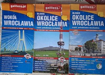 Bliskie okolice Wrocławia, Wokół Wrocławia 1:50000 Galileos 3 szt.