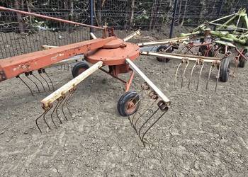 Zgrabiarka grabarka Pottinger pająk beczkowóz pług obrotowy