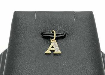 Złota Zawieszka Próby 585 0,32g Litera Literka "A" Złota Zawieszka Próby 585 0,32g Litera Literka "A"