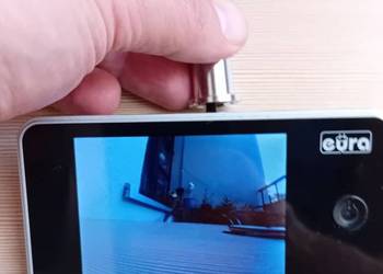Wideowizjer do drzwi Eura VDP-01C1 srebrny Ekran 3,2'' LCD tanio