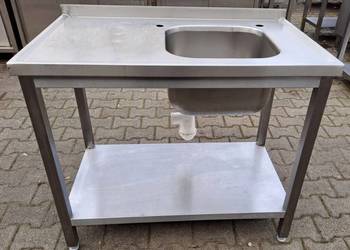 ZLEW 1 KOMOROWY Z PÓŁKĄ - 100/60/85 CM - M.357.