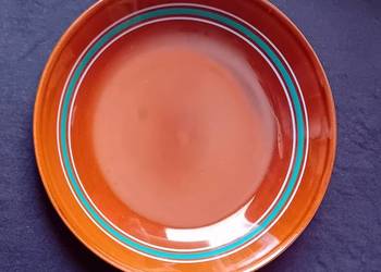 Talerz głęboki porcelit Pruszków. PRL. Talerz głęboki porcelit Pruszków. PRL.