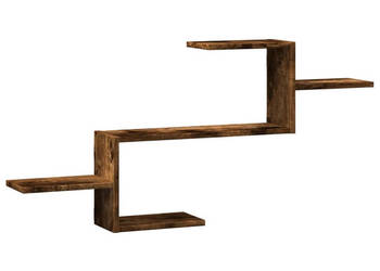Półka wisząca przydymiony dąb 104x15x49 cm WM-853204