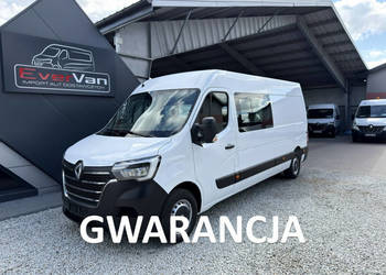 Renault Master max L3H2 7 osobowy brygadówka lift doka 100tys.km!! pełna o…