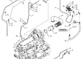 New Holland T6090 T6070 T7230 Pompa paliwowa 12v, 4.5a 87676818