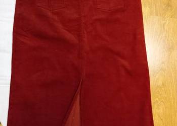 Spódnica bordowa długa