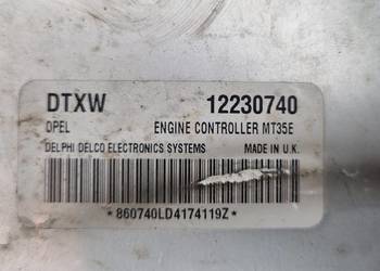 komputer OPEL MT35E DTXW 12230740 TB
