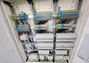 Gotowa  obszyta szafa elektryczna