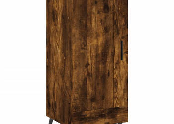 Szafka przydymiony dąb 345x34x90 cm materiał drewnopochodny WM-830465