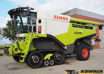 Claas Lexion 770TT 4WD + V1200 Kombajn zbożowy, rotorowy, Laser Pilot