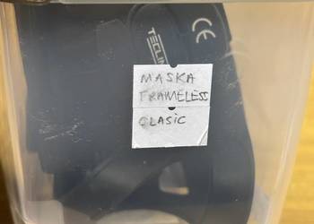Maska nurkowa Frameless Clasic Tec Line czarny silikon