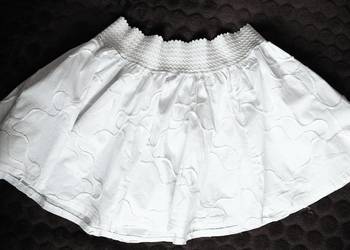 Spódniczka - dziewczęca biała - rozmiar 116 cm 5 - 8 lat