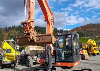 Minikoparka koparka gąsienicowa Kubota KX080, 2017r, QH i łyżka 90cm