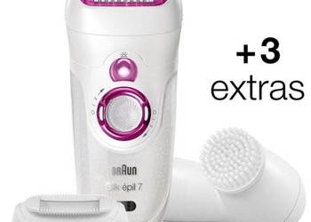 BRAUN Depilator 7539 Silk Epil 7 WetDry 3 extras