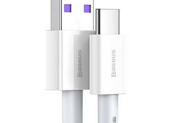 Kabel USB type-C 6A 66W 2m QC 3.0 Baseus szybkie ładowanie