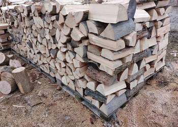 Sezonowane drewno kominkowe/opałowe, pocięte i połupane
