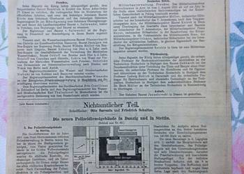 ( 3842 ) Opis Niemieckich Budynków Policji W Gdańsku I Szczecinie