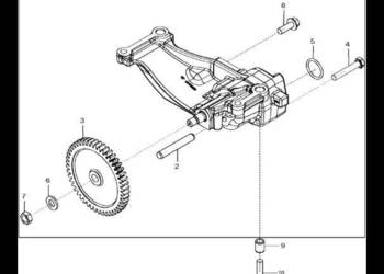 SE501270 John Deere 8345R - Pompa olejowa regener.