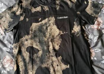 T-shirt męski Calvin Klein - nowoczesny design, grubsza bawełna XL