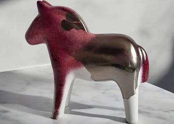Figurka Konik Koń ceramiczny, ręcznie malowany
