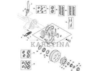 John Deere 960 - Piasta CC129021 (Hamulce)