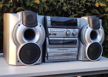 Aiwa nsx-s888 wieża kolumny delfinek 3cd deck minidisc aux 90s retro