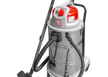 PRZEMYSŁOWY ODKURZACZ NA MOKRO I SUCHO HOLZMANN NTS60L 60L STAL NIERDZEWNA