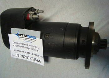 Nowy Rozrusznik Bosch Daewoo/Doosan 340,400,420,450,,470