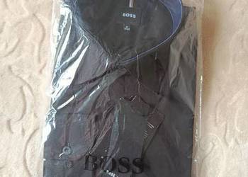 Koszula męska Hugo Boss - elegancka czarna rozmiar M regular fit