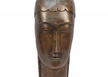 Posąg wg. Amedeo Modigliani - Abstrakcja - Głowa Kobiety - Figura z Brązu