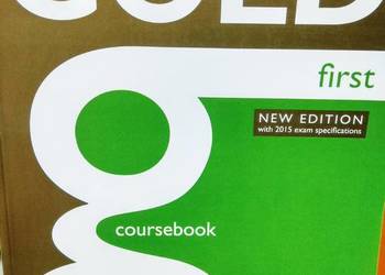 Gold first coursbook tanie książki antykwariat