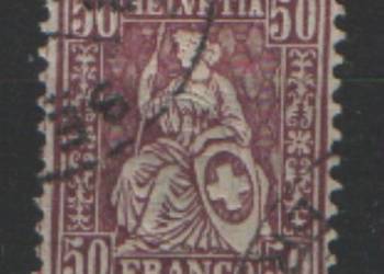 Zn. Szwajcaria   Mi 43  kas  1881