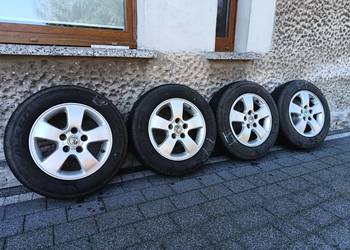 Komplet koła letnie opony 195/65 Falken 15 cali, alufelgi 5x112 VW