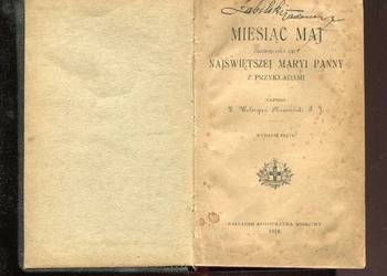 Miesiąc maj poświęcony czci Najświętszej Maryi Panny