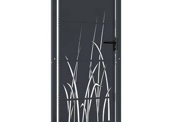 vidaXL Furtka ogrodowa, antracytowa, 100x200 cm, stal(SKU:153171)