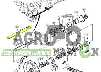Z54055 WAŁEK NAPĘDOWY L-581 JD