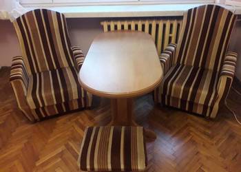 Ława rozkładana/podnoszona + 2 fotele