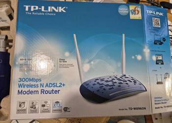 bezprzewodowy router/modem ADSL2+, standard N, 300Mb/s