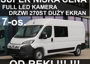 Fiat Ducato L4H2 Brygada 7-os. Kamera Drzwi 270. Najniższa cena 1979 zł od…