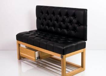 Ławka Pikowana Tapicerowane z Oparciem Panel Producent LPP-2