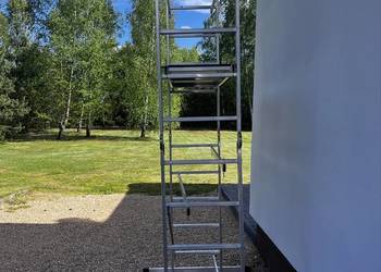 Rusztowanie aluminiowe profesjonalne przegubowe jezdne 4/5 podest BAULICH