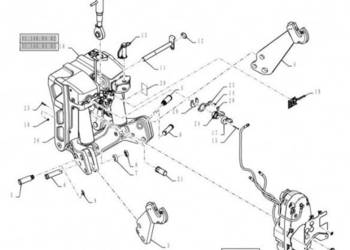 New Holland T6090 T6070 Cięgło dolne 84514135